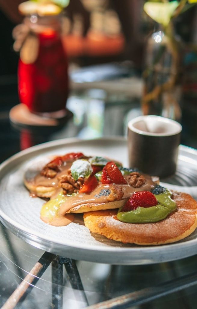 Breakfast - Strawberry Pancake