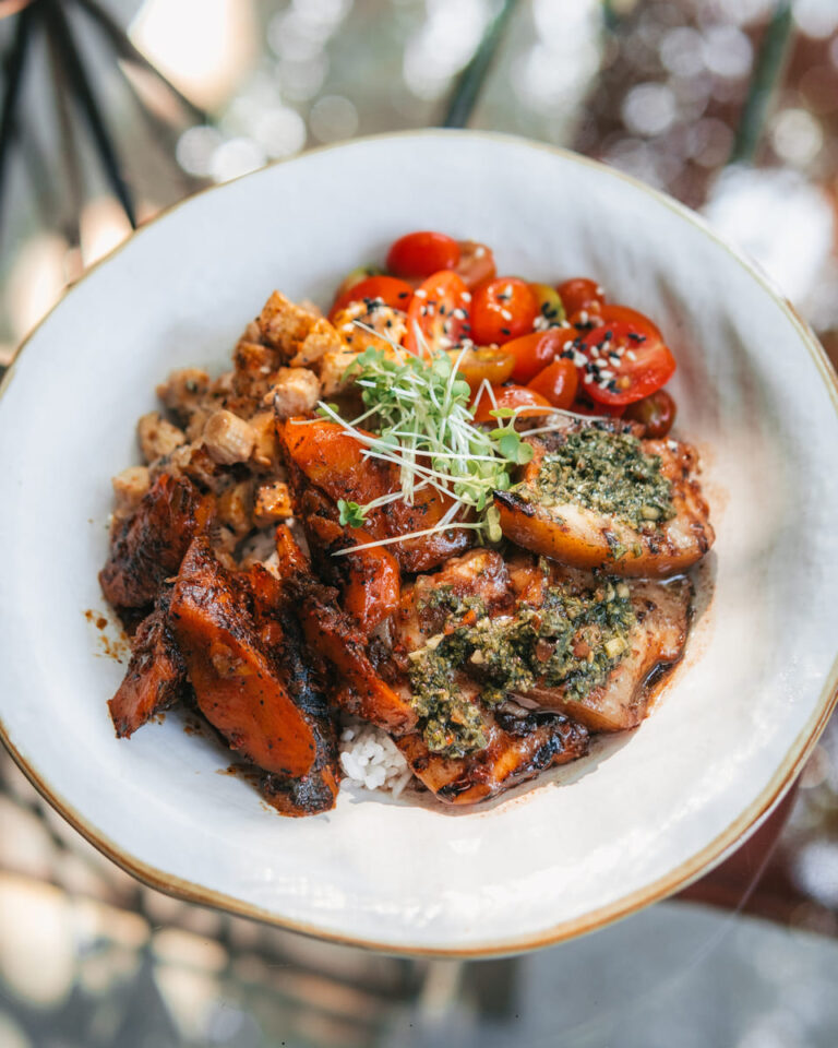 Rice Bowl - Pork Belly With Chimichurri