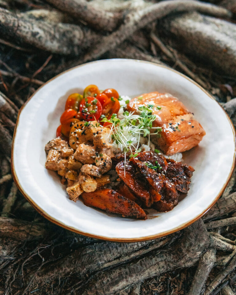 Rice Bowl - Miso Honey Salmon