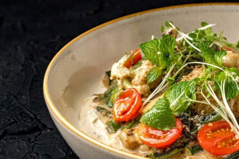 Grilled Vegetables with Ricotta cheese healthy side dish at Kilo Seminyak