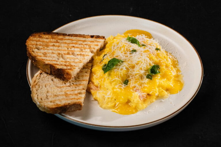 Silky Scrambled Eggs