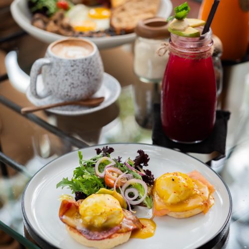 Breakfast spread at Kilo Kitchen Bali, breakfast places in Seminyak